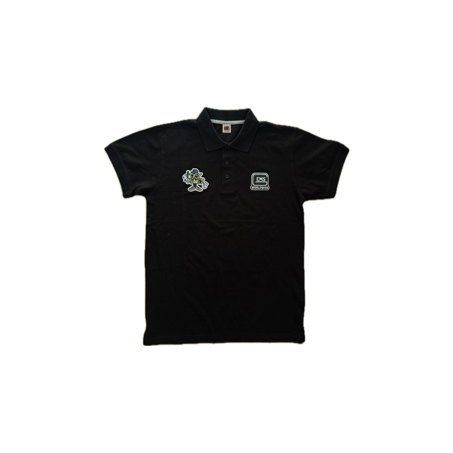 EMS Black Polo (2Logos V3)